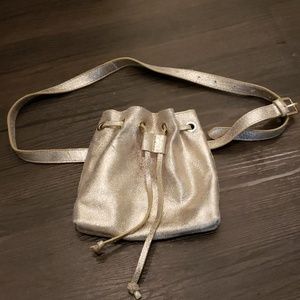 🎇🎇GOLD GLITTER FANNY PACK BELT BAG💛